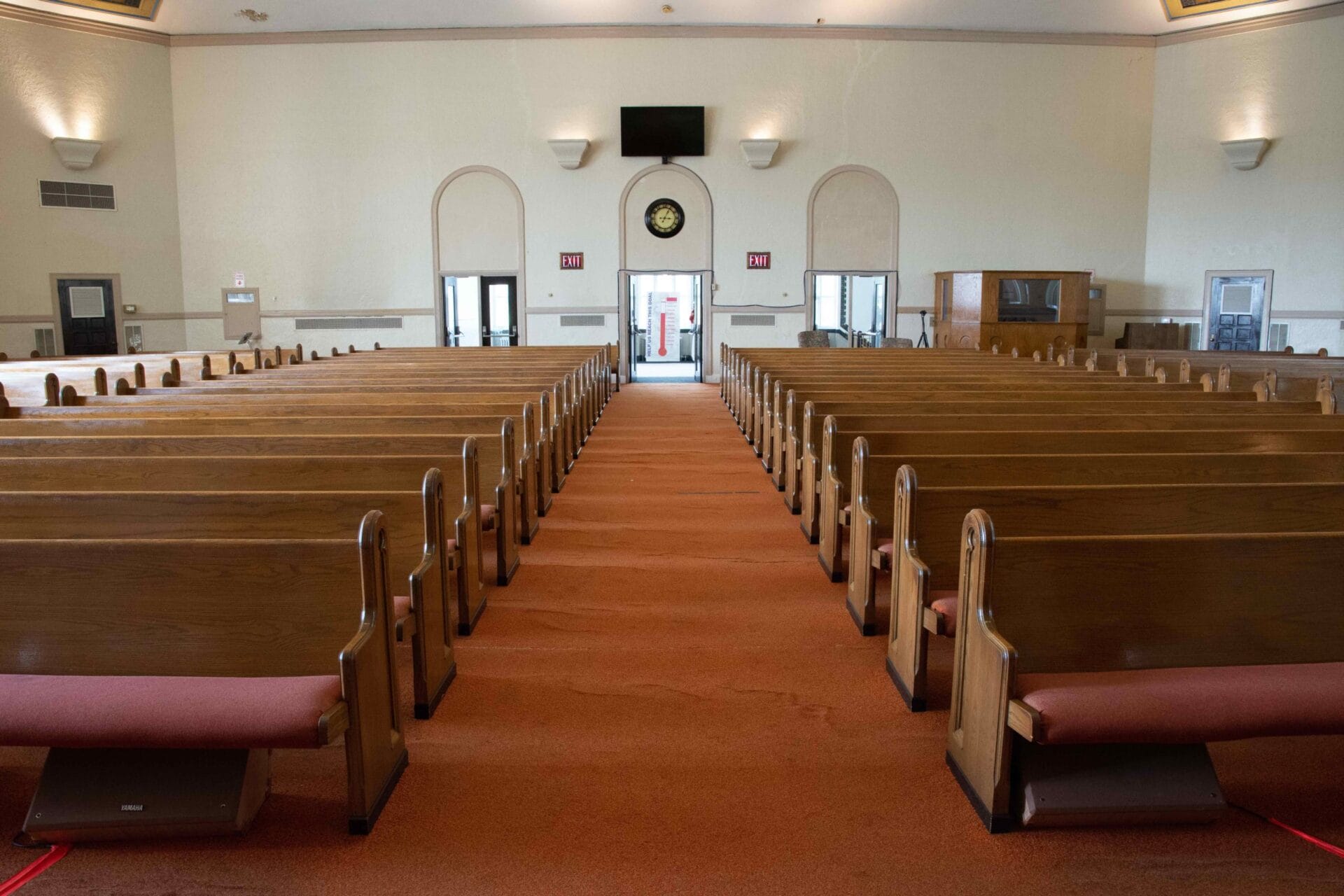 Nonprofits Electrician work in a church